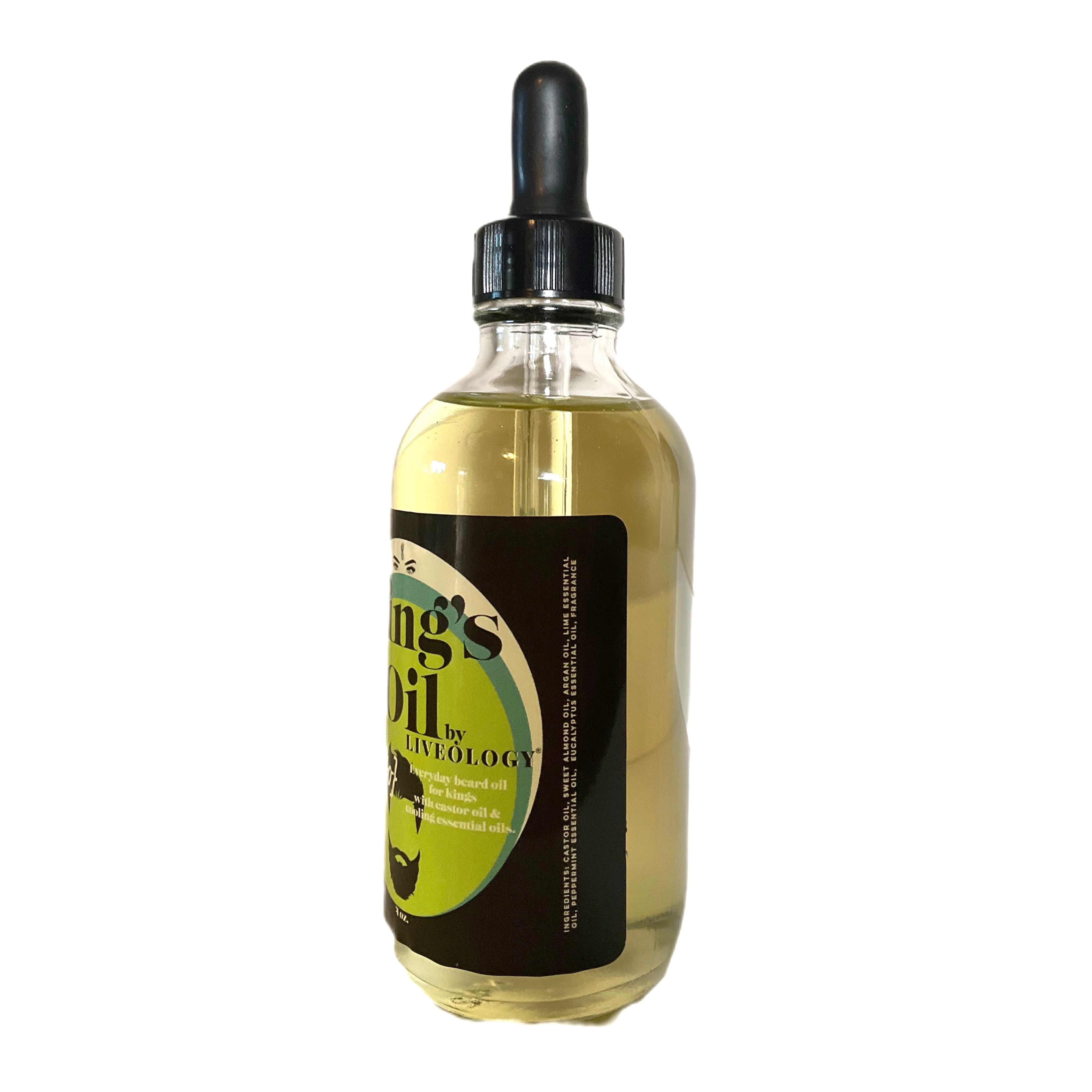 KING’S OIL {Mojito} Light Beard Oil Blend. eucalyptus + mint image 2