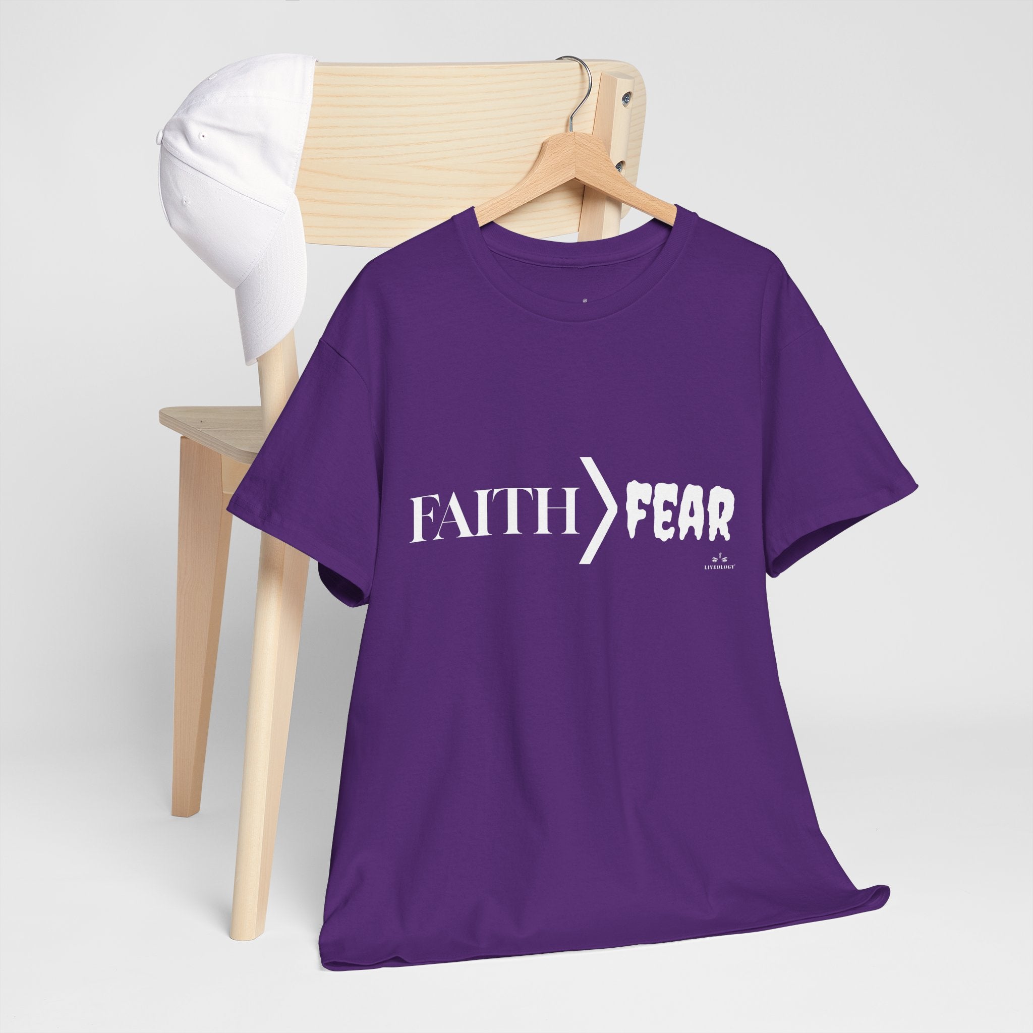 faith over fear tee image 3