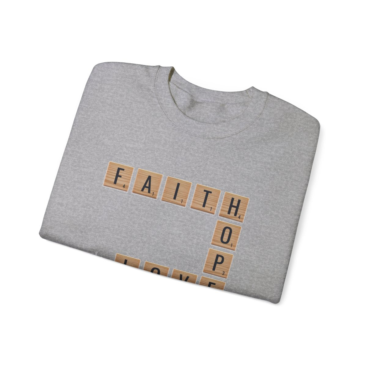 faith + hope + love sweatshirt image 1
