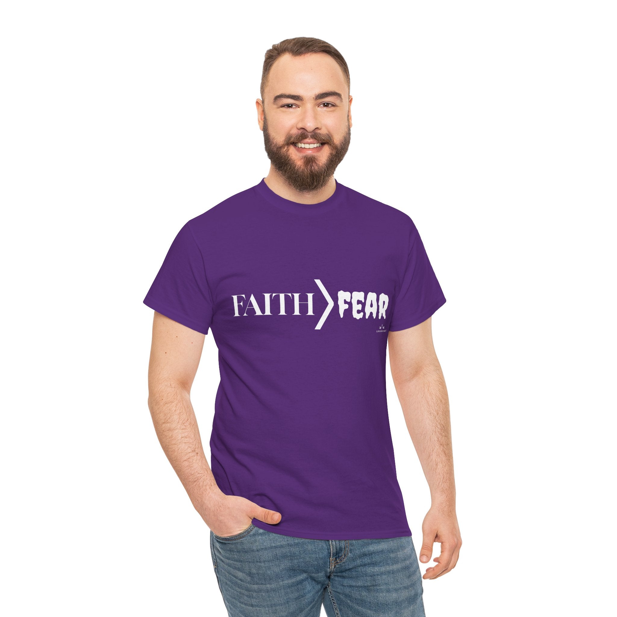 faith over fear tee image 0