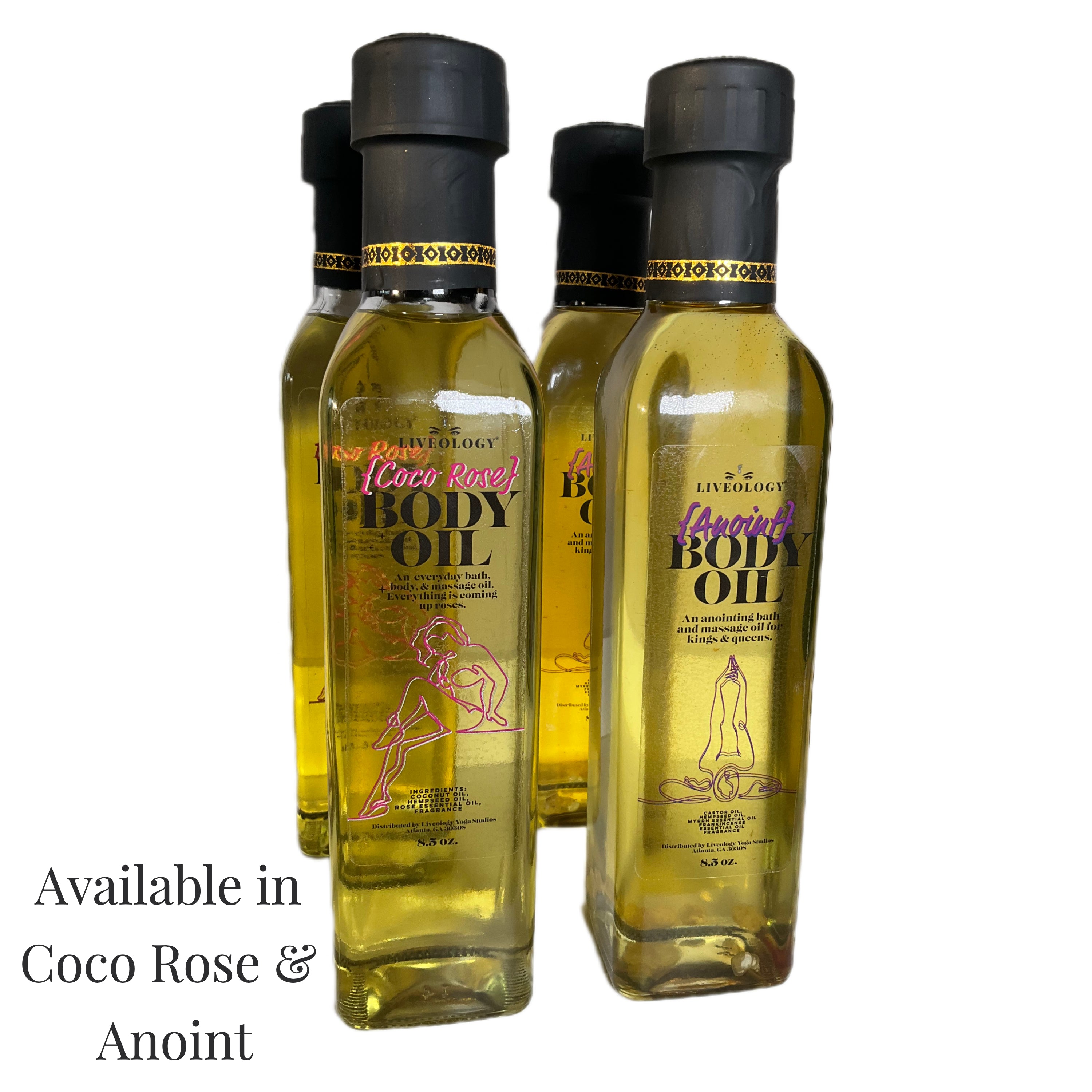 BODY OIL {Coco Rose} coco + hempseed + essential oils 8.5 oz image 2