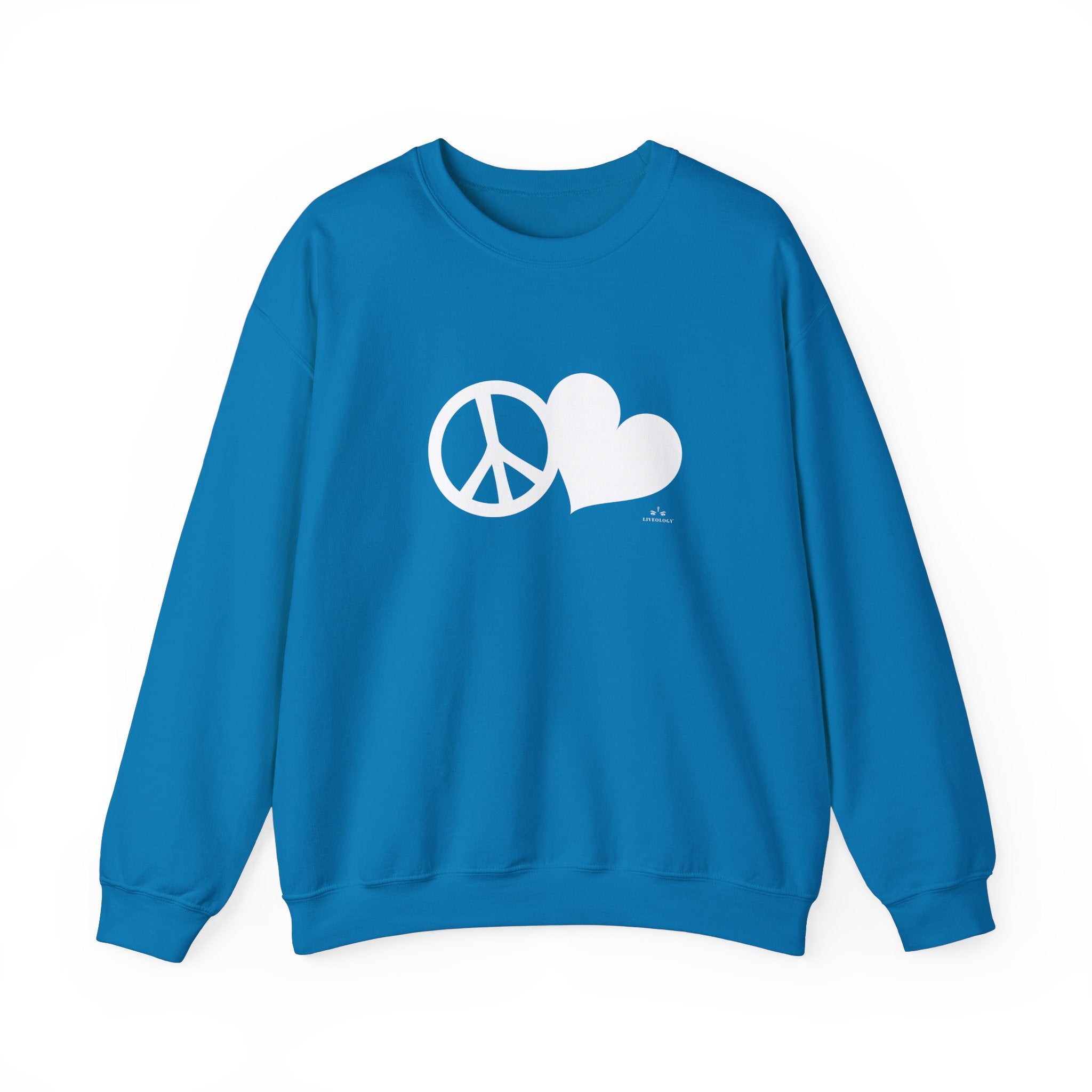peace + love sweatshirt image 1