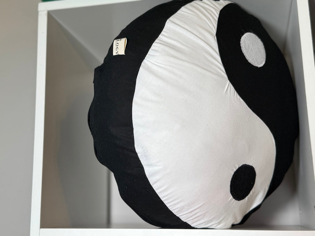 Yin/Yang Embroidered Meditation Cushion image 2