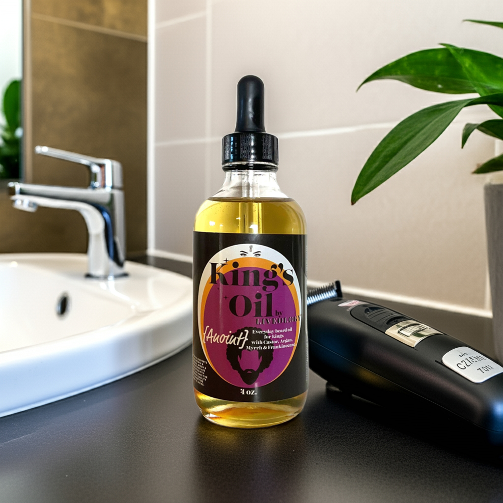 KING'S OIL {Anoint}  Beard Oil Blend. frankincense + myrrh   image 0