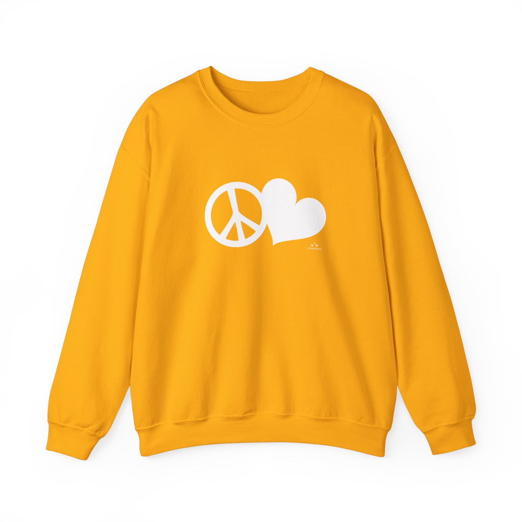 peace + love sweatshirt image 2