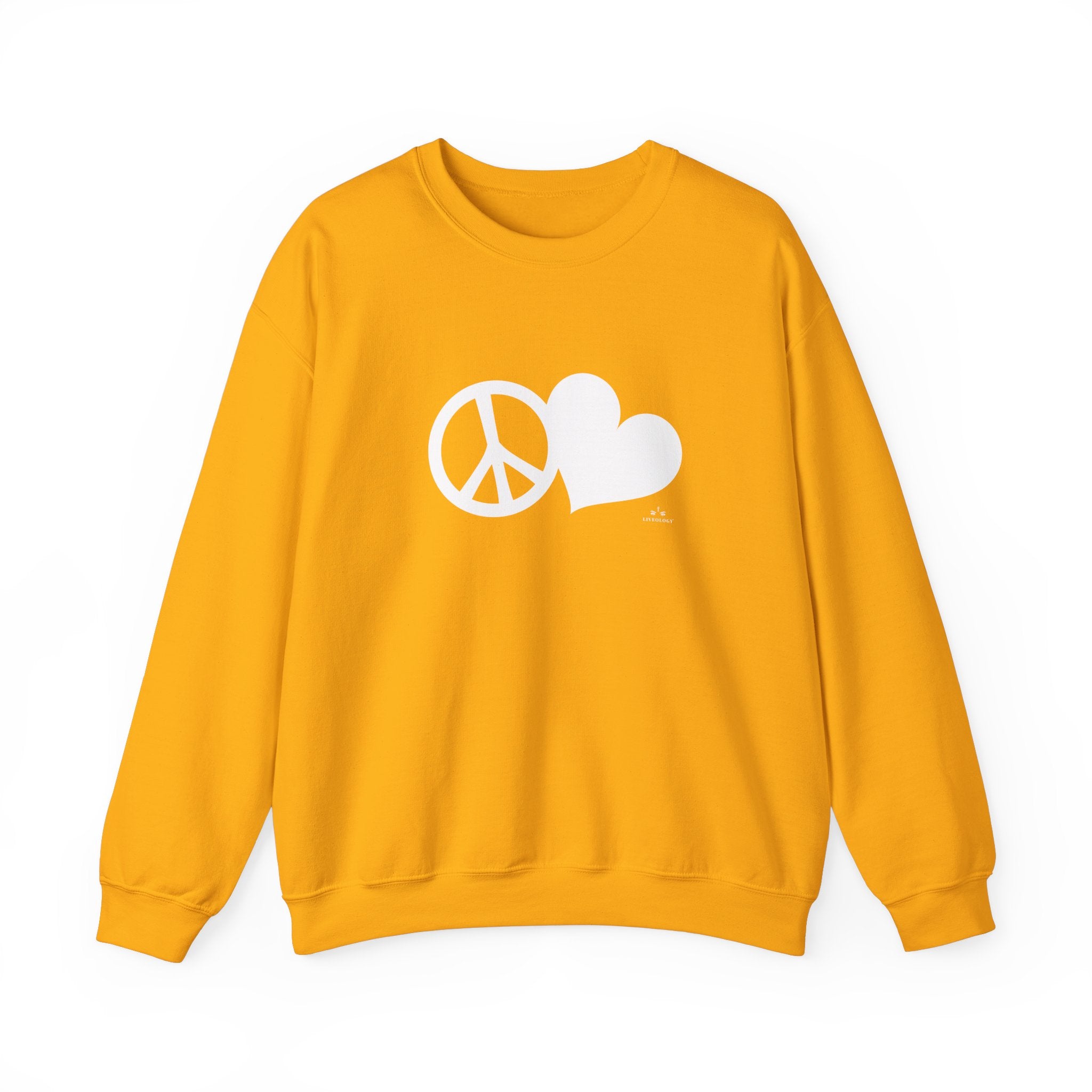 peace + love sweatshirt image 2