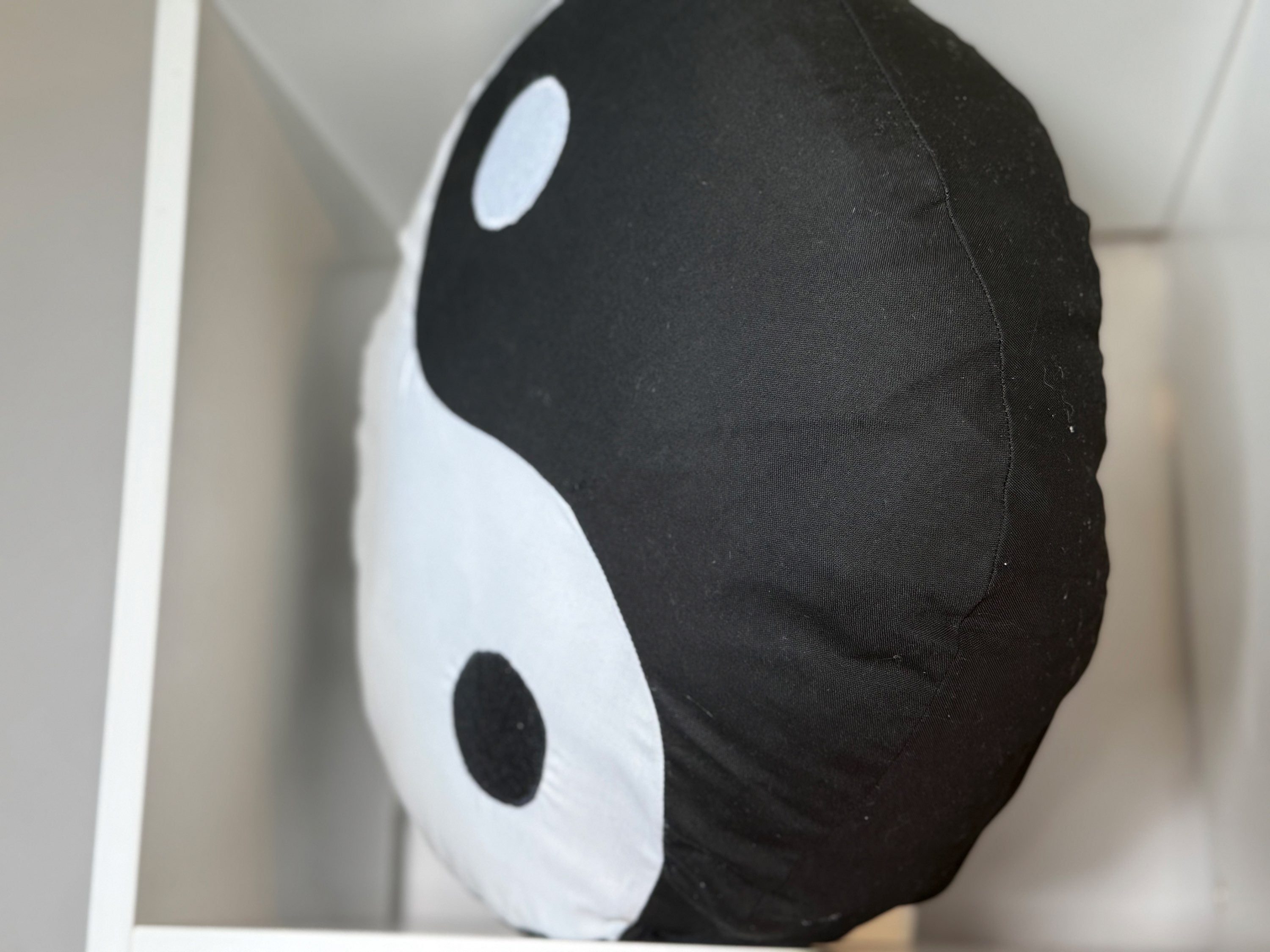 Yin/Yang Embroidered Meditation Cushion image 1